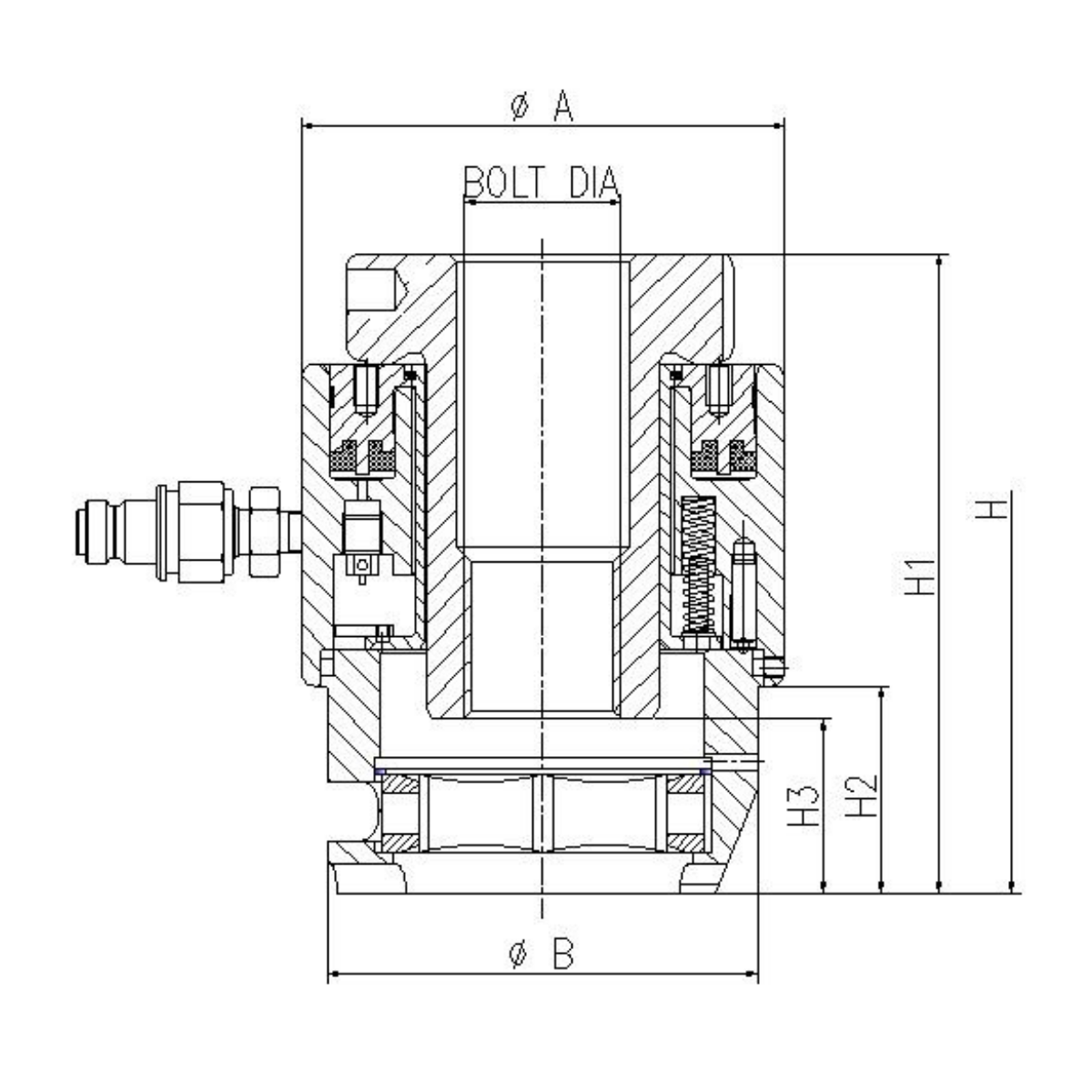 Spring Return Bolt Tensioner