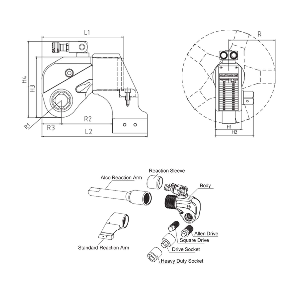 Square Drive Torque Wrench