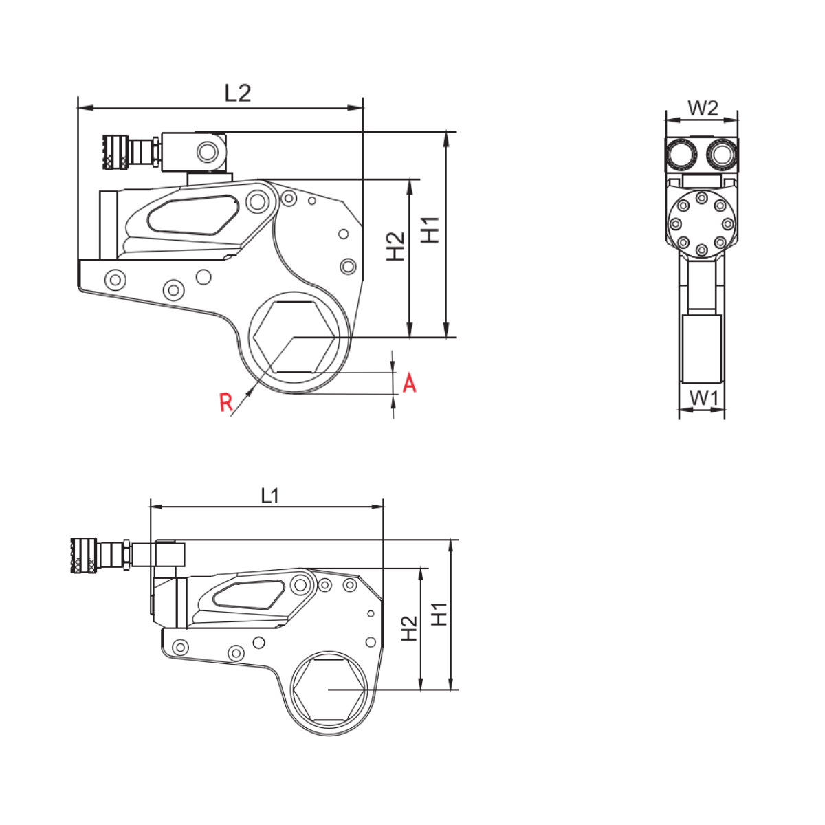 Low Profile Torque Wrench